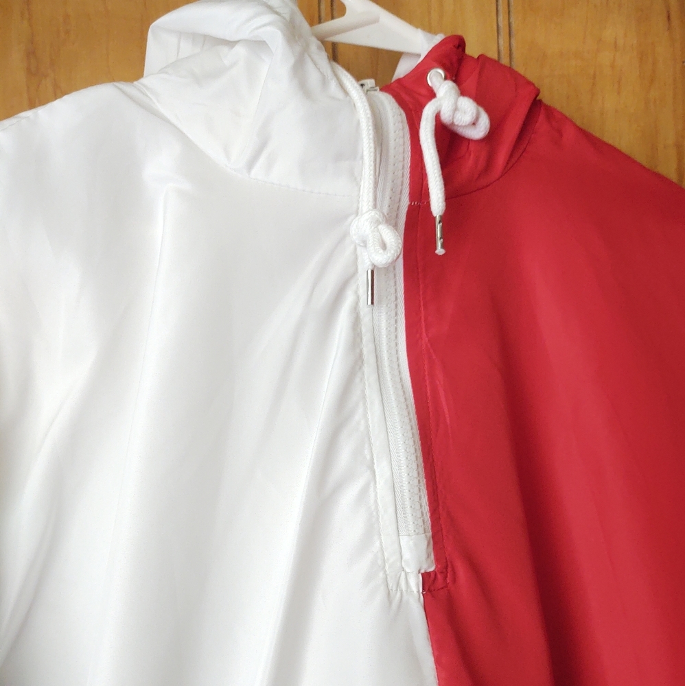 NWOT-Rang Kiss Men's nylon jacket Size M color red,white and black - Picture 13 of 13